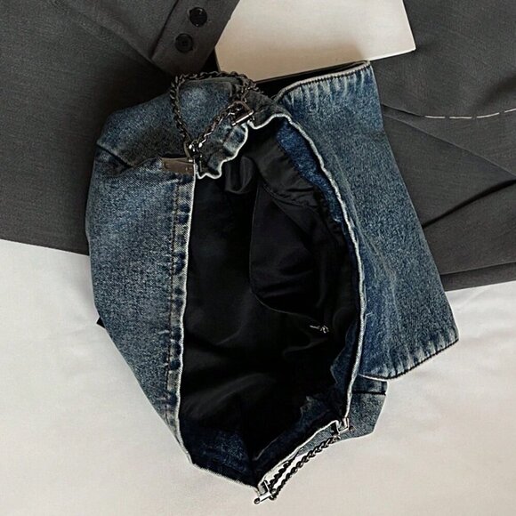 Blue Casual Women's Shoulder Minimalist Crossbody Large - Picture 10 of 10